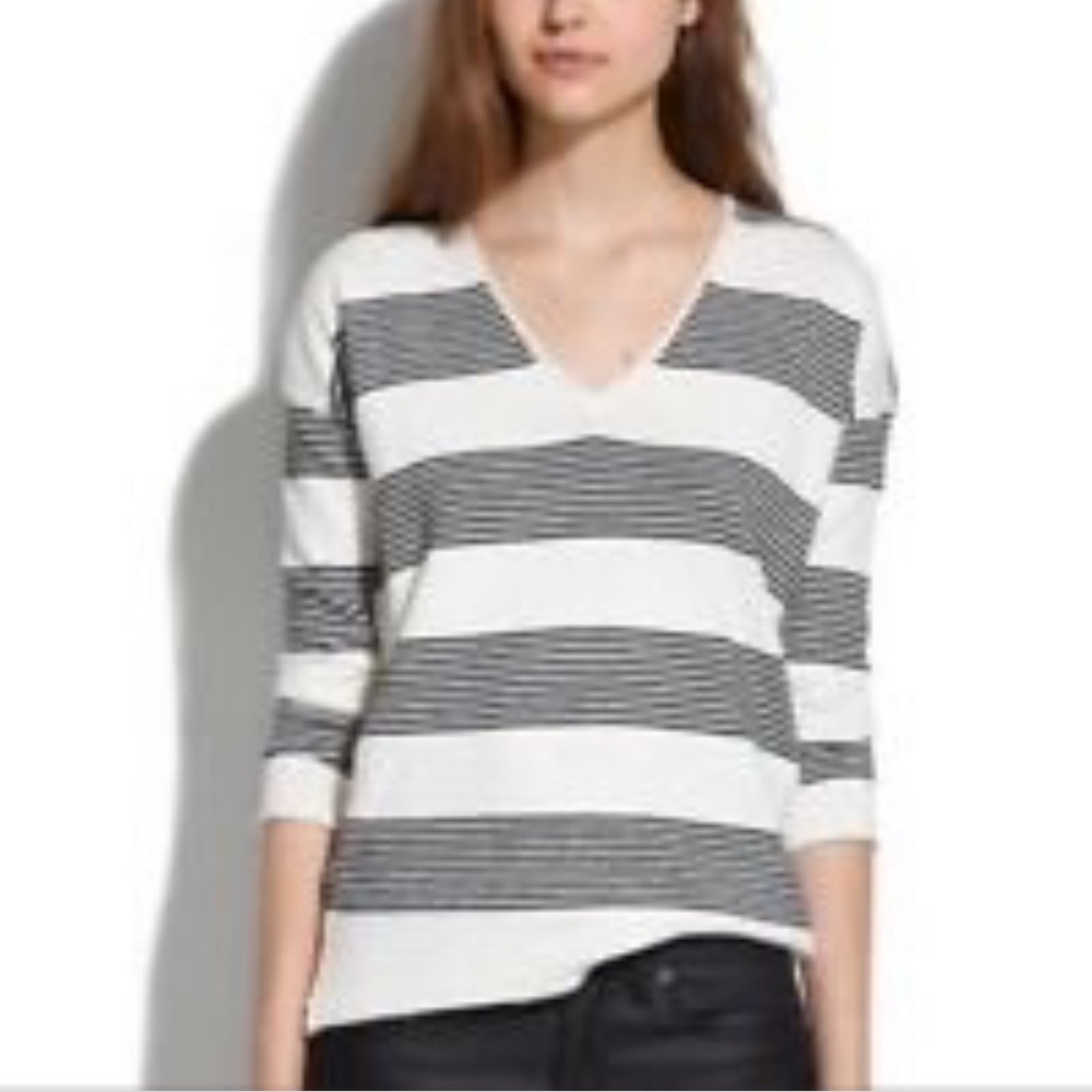 Madewell Deckhouse Sweater Gray